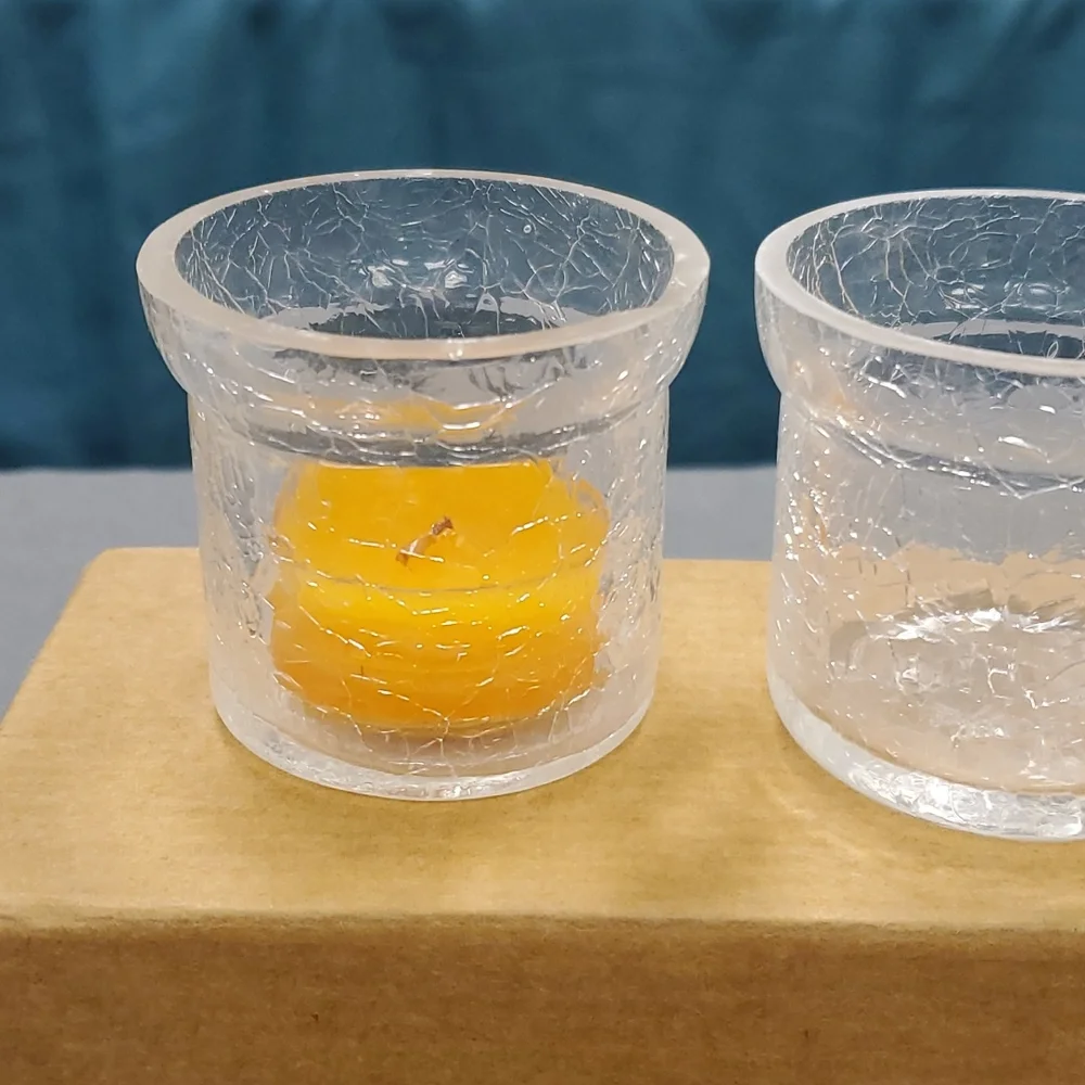 Gold Canyon crackled glasses